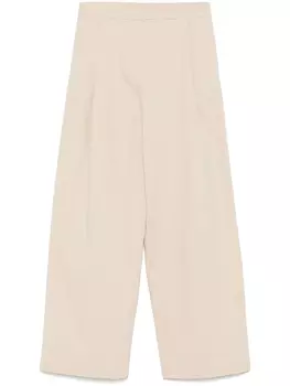 Брюки Emporio Armani со складками, нейтральный