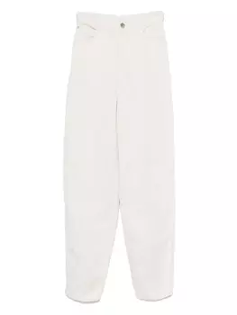 Брюки Emporio Armani струящиеся, белый