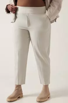 Брюки Endless со средней посадкой и зауженными брючинами Athleta, серый