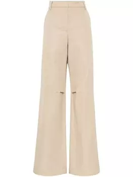 Брюки Ergonomic Brunello Cucinelli, нейтральный цвет