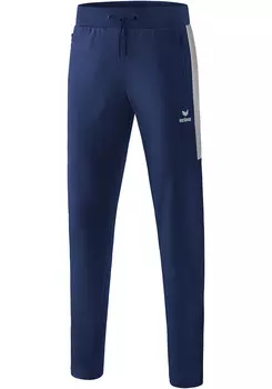 Брюки erima Squad Worker Hose, цвет new navy/silver grey
