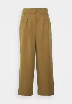 Брюки Esprit High Rise Culotte Mountain, бледно-хаки