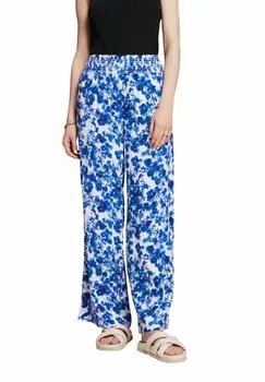 Брюки Esprit Printed Wideleg, лед