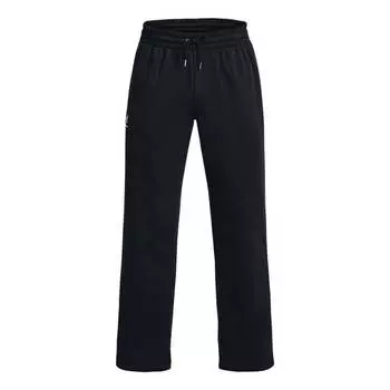 Брюки essential fleece pants 'black' Under Armour, черный