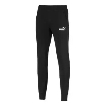 Брюки essential logo pants 'black' Puma, черный