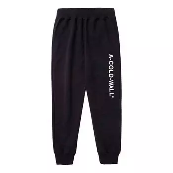 Брюки essential logo sweatpants 'black' A-Cold-Wall*, черный
