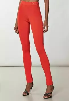 Брюки Essential Patrizia Pepe, цвет intense orange