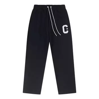 Брюки essential sweatpant 'black' Converse, черный