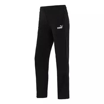 Брюки essential sweatpants 'black' Puma, черный