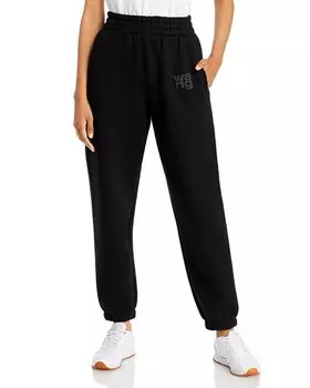 Брюки Essential Terry Jogger alexanderwang.t, цвет Black