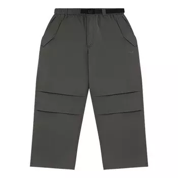 Брюки essentials casual pants 'green' Mizuno, зеленый