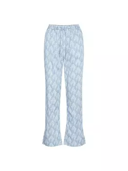 Брюки ESSENZA Pajama Pants Mare, цвет Pastel blue/Light blue