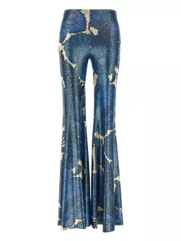 Брюки ETRO с цветочным принтом, синий