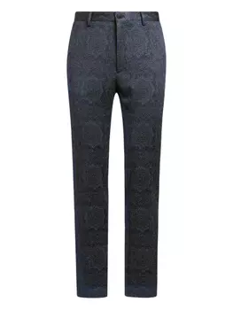 Брюки ETRO с узорчатым жаккардом, синий