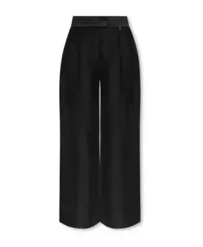 Брюки Eve с широкими штанинами Allsaints, черный
