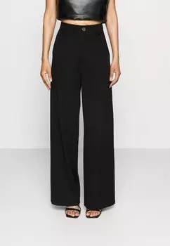 Брюки Even&Odd, черный Petite Tailored Wide Leg Trouser, черный