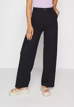 Брюки Even&Odd, черный Wide Leg Trousers, черный