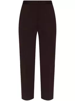 Брюки Fabiana Filippi с полосками по бокам, коричневый