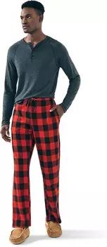 Брюки Faherty Legend Pajama Pants, цвет Red Black Buffalo
