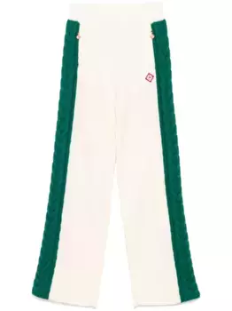 Брюки фактурной вязки CASABLANCA, белый