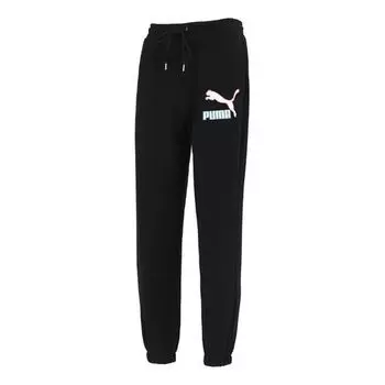 Брюки fandom sweatpants 'black' Puma, черный