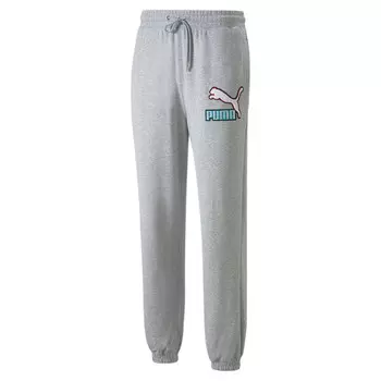 Брюки fandom sweatpants 'grey' Puma, серый