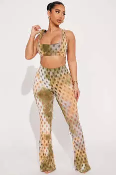 Брюки Fashion Nova 221132, оливковый