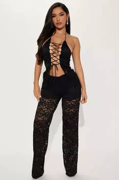 Брюки Fashion Nova 75664F, черный