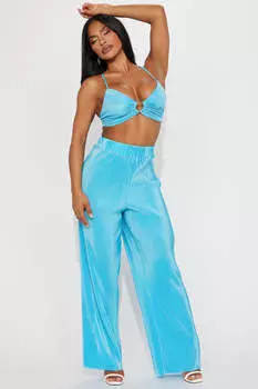 Брюки Fashion Nova DJ22111219, бирюзовый