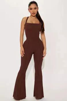 Брюки Fashion Nova HKTP21368, шоколад