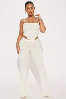 Брюки Fashion Nova HKTP22209, кремовый