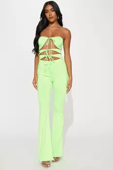 Брюки Fashion Nova HKTP22390, лаймовый