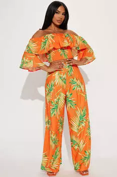 Брюки Fashion Nova IT12060, оранжевый