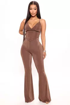 Брюки Fashion Nova JX11823, коричневый