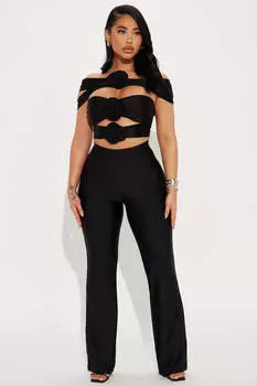 Брюки Fashion Nova TP16393CWPD, черный