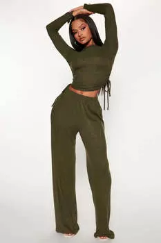 Брюки Fashion Nova TP8269, оливковый