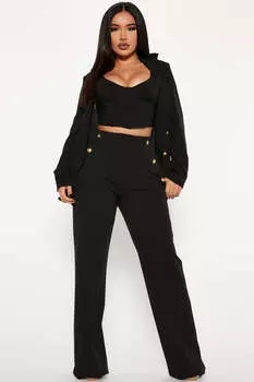 Брюки Fashion Nova V27082, черный