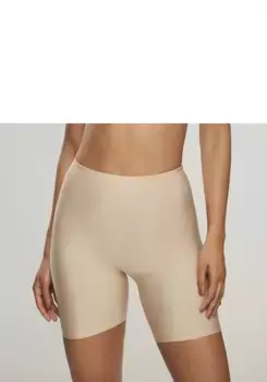 Брюки фасона LASCANA, длинные штанины, из мягкого микротач материала, цвет Puder