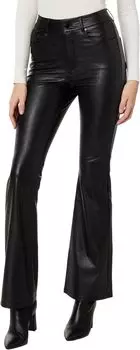 Брюки Faux Leather Five-Pocket Flare SLG86 Commando, черный