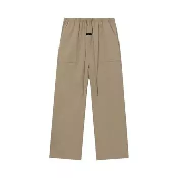 Брюки Fear of God Essentials Bonded Nylon Utility Pant 'Beige', загар