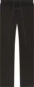 Брюки Fear of God Essentials Relaxed Corduroy Pants 'Off Black', черный
