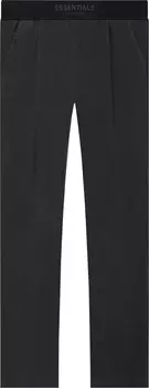 Брюки Fear of God Essentials Relaxed Trouser 'Iron', черный
