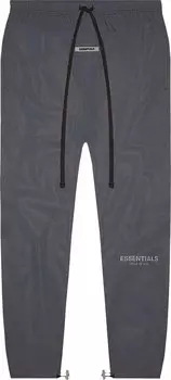 Брюки Fear of God Essentials Track Pants 'Black Reflective', черный