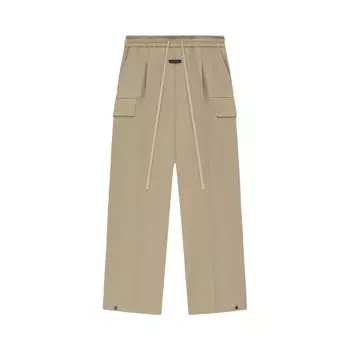 Брюки Fear of God Logo Patch Drawstring Cargo Pants 'Dune', желто-коричневый