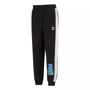 Брюки ff knit pants 'black' Puma, черный