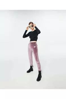 Брюки - Фиолетовый - Узкие Twist