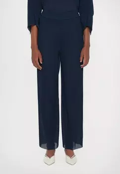 Брюки FIVE PLISSE Henrik Vibskov, темно-синий