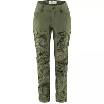 Брюки Fjllrven, цвет Green Camo-Laurel Green
