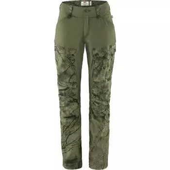 Брюки Fjllrven, цвет Green Camo-Laurel Green