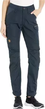 Брюки Fjllrven Kaipak Trousers Curved, цвет Dark Navy